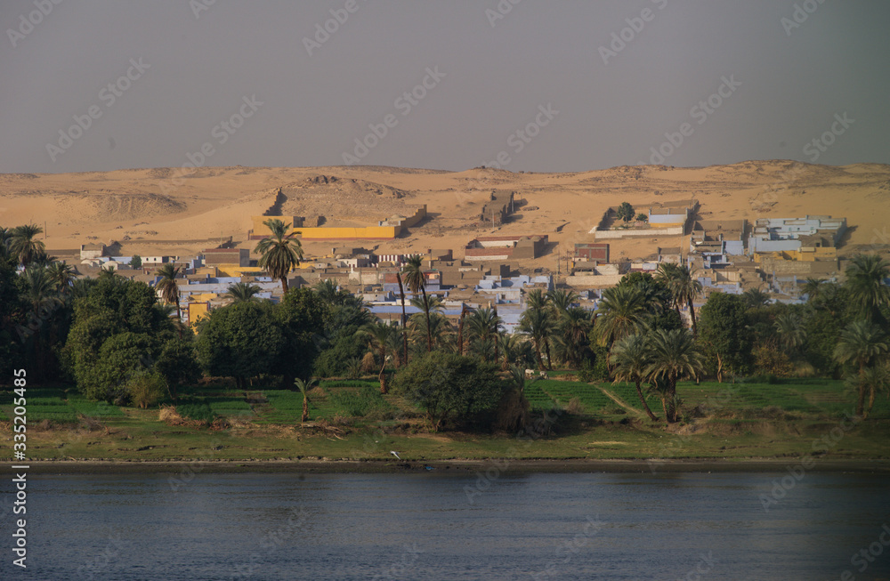 エジプトナイル川の風景