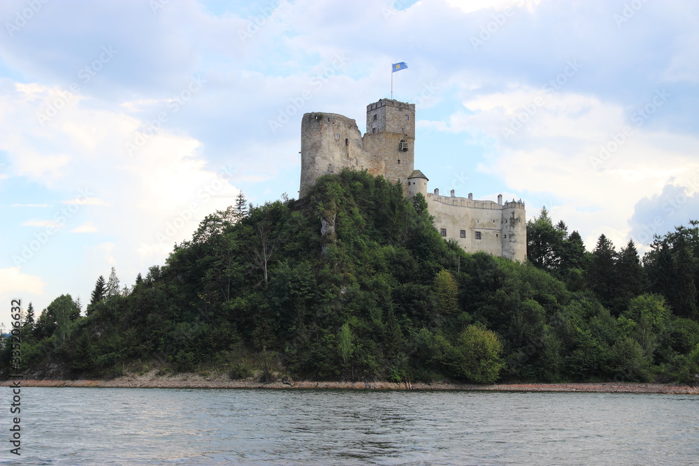 
Castle on a rock by the lake