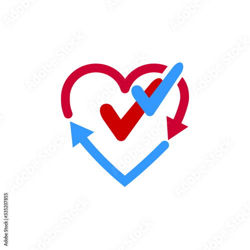 Accept okey symbol. Vector