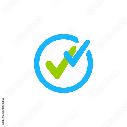 Accept okey symbol. Vector