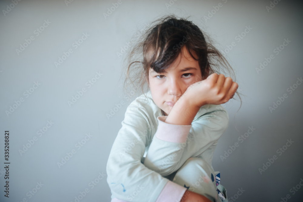 young caucasian gril bored at home in self isolation during corona virus lockdown young caucasian gril bored at home in self isolation during corona virus lockdown