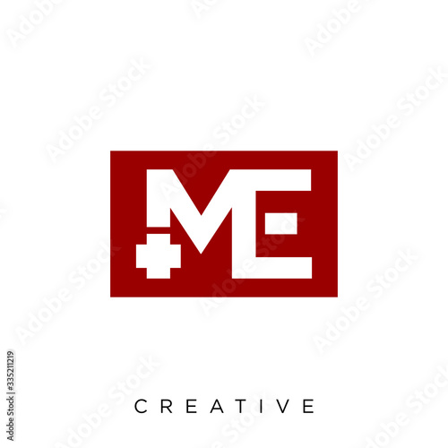 me logo design vector icon