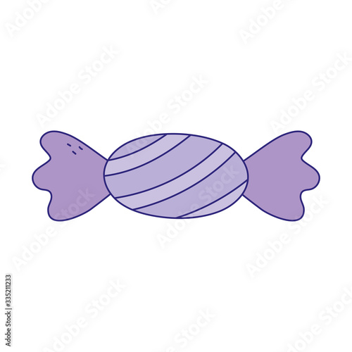 wrapped candy sweet confectionery isolated icon