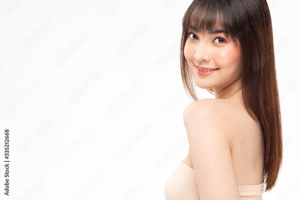 Beauty asian women portrait face with natural skin and skin care healthy hair and skin close up face beauty portrait. Beauty asian women portrait face with natural skin and skin care healthy hair and skin close up face beauty portrait.