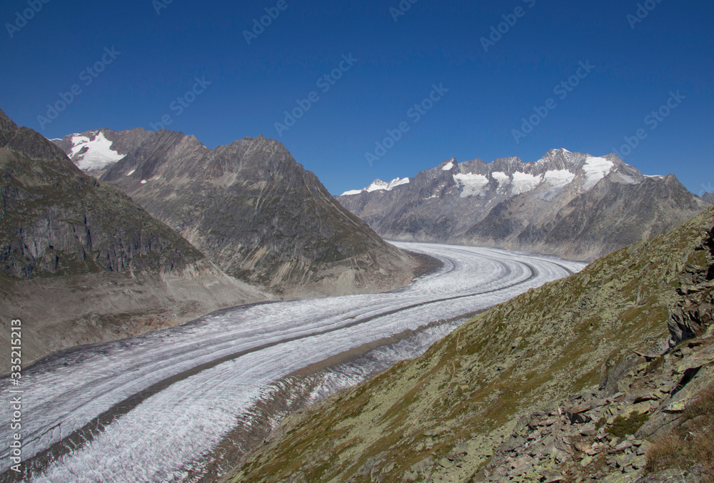 Aletschgletscher im Wallis Aletschgletscher im Wallis