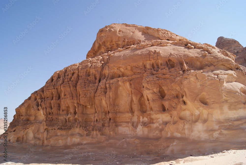 The Sands and mountains of the Sinai desert