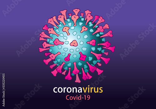 Sketch doodle coronavirus, corona virus, COVID-19, Hand-drawn style vector illustration