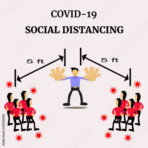social distancing for corona disease