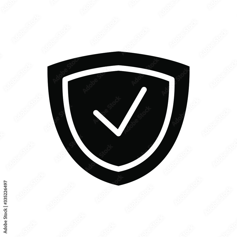Shield Icon , Template Logo Design Emblem Isolated , Protect Virus Outline Solid Background White
Shield Icon , Template Logo Design Emblem Isolated , Protect Virus Outline Solid Background White