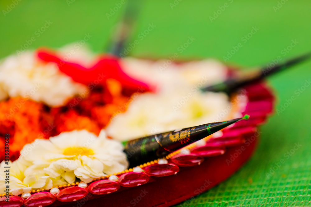 Obraz premium Indian wedding mehandi ceremony