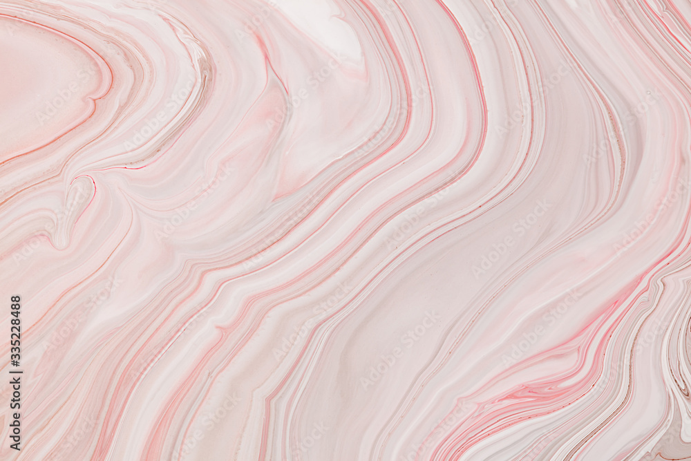 Fluid art texture. Background with abstract iridescent paint effect. Liquid acrylic picture with trendy mixed paints. Can be used for website background. Lavender, red and white overflowing colors Fluid art texture. Background with abstract iridescent paint effect. Liquid acrylic picture with trendy mixed paints. Can be used for website background. Lavender, red and white overflowing colors