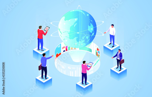 Isometric data analysis and statistics, global business strategic planning research