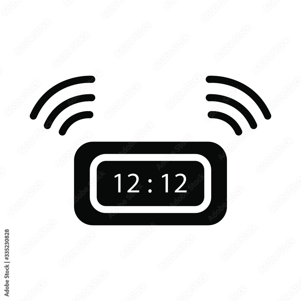 Alarm Icon Design, Clock Sound Emblem Isolated Illustration , Template Logo Vector Outline Solid Background White
Alarm Icon Design, Clock Sound Emblem Isolated Illustration , Template Logo Vector Outline Solid Background White