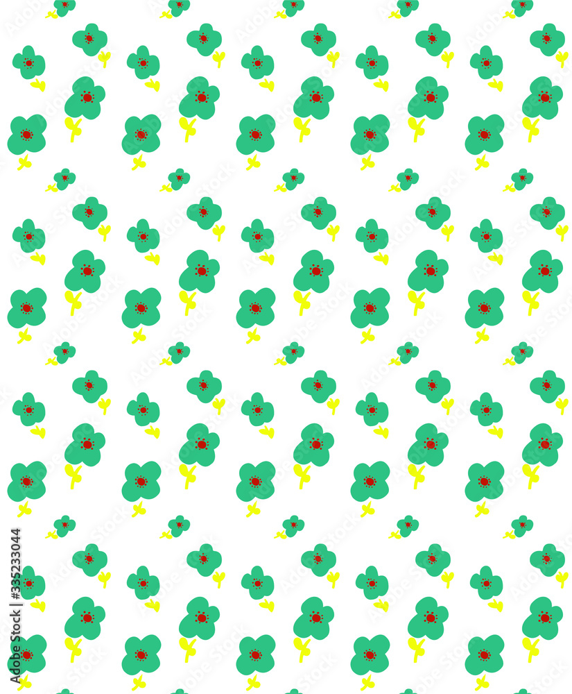 flowers print pattern illustration in vector