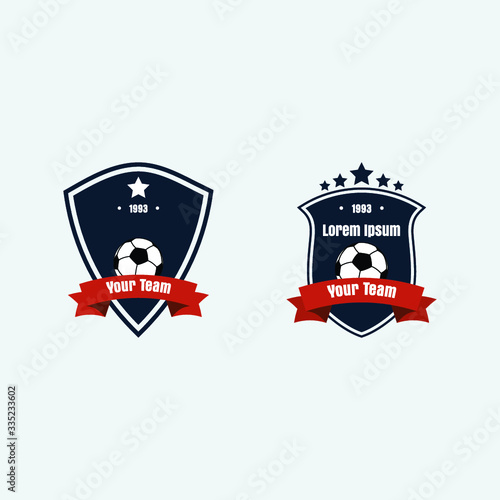 soccer football club logo badge for your team