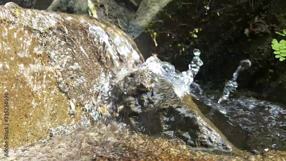 Beautiful flowing water Beautiful flowing water