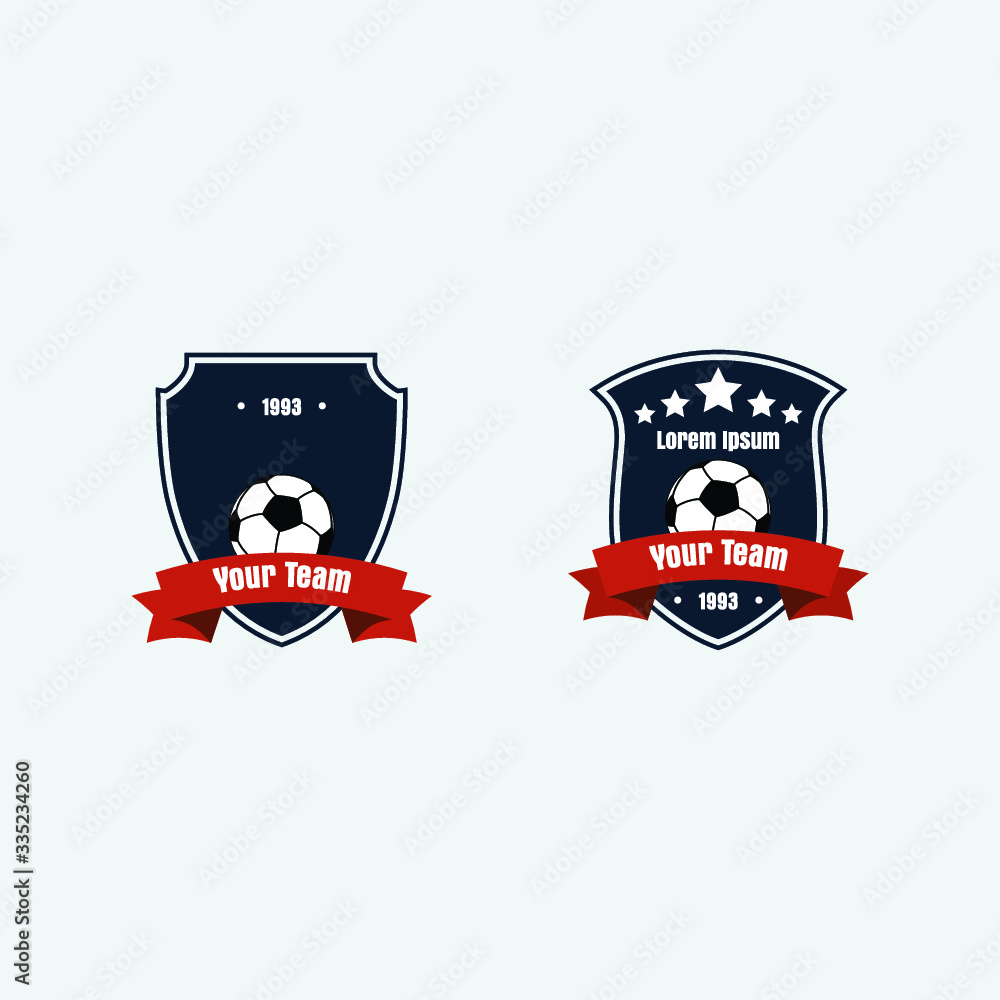 Fototapeta premium soccer football club logo badge for your team
