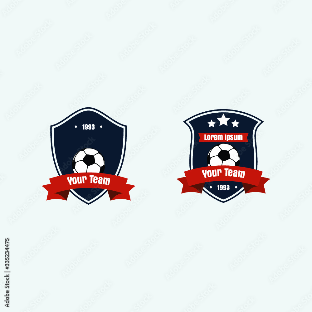 Fototapeta premium soccer football club logo badge for your team