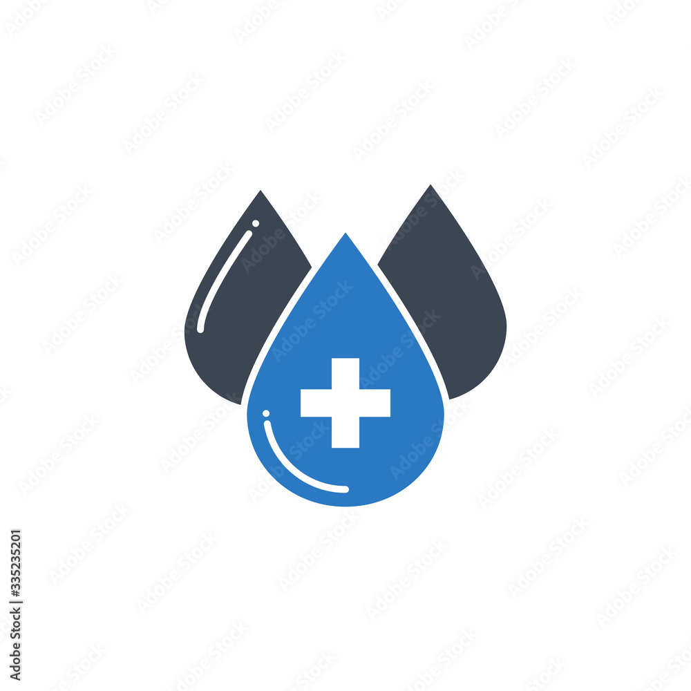 Blood Donation related vector glyph icon. Isolated on white background. Vector illustration.