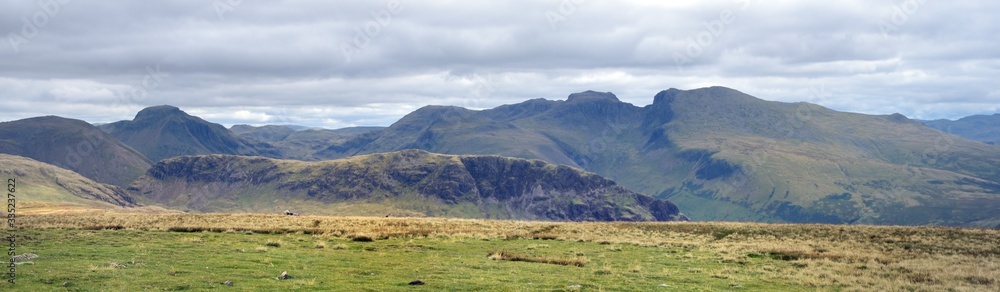 The Scafells from Seatallan