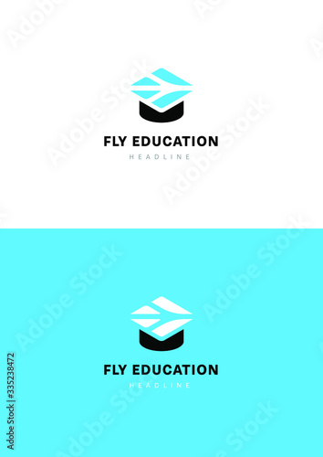 Education corp logo template.