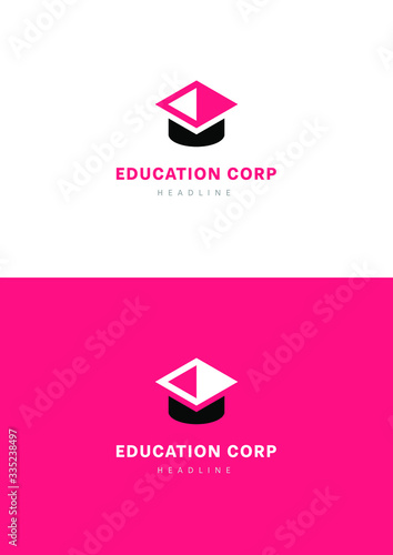 Education corp logo template.