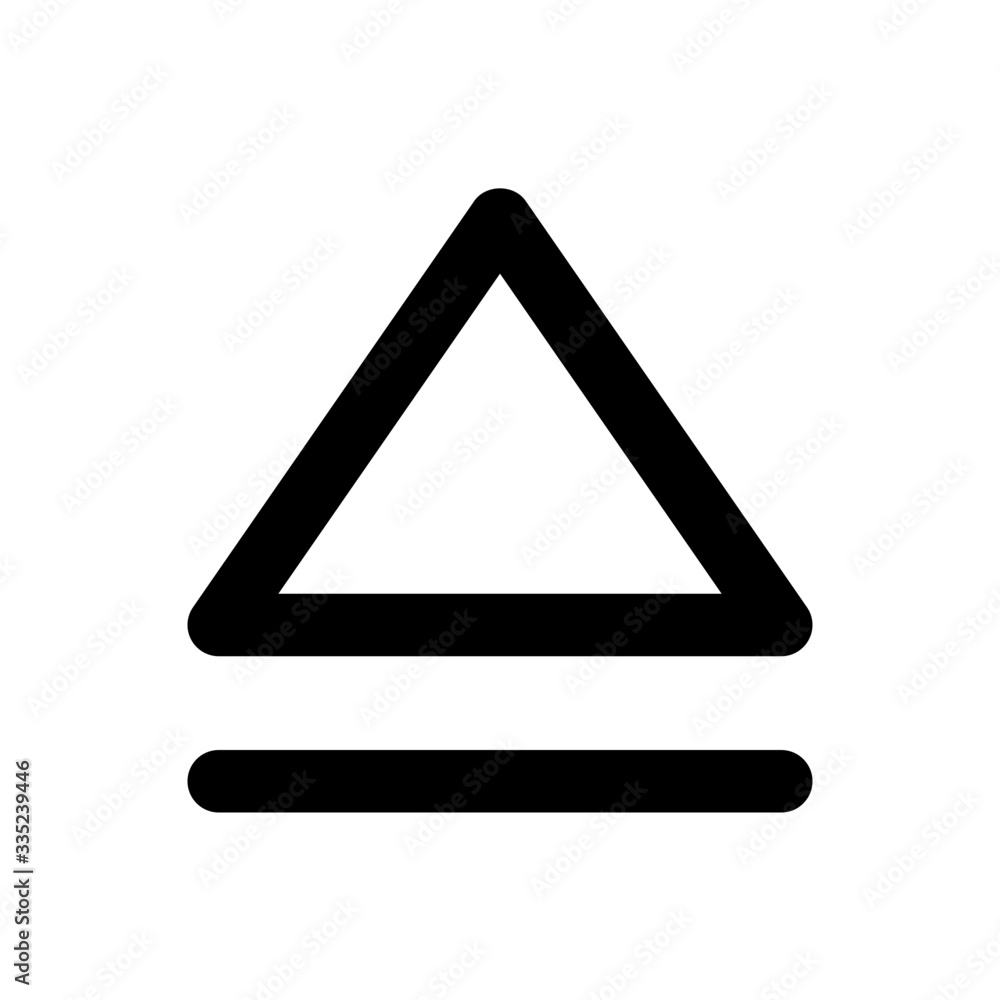 eject icon vector eject icon vector