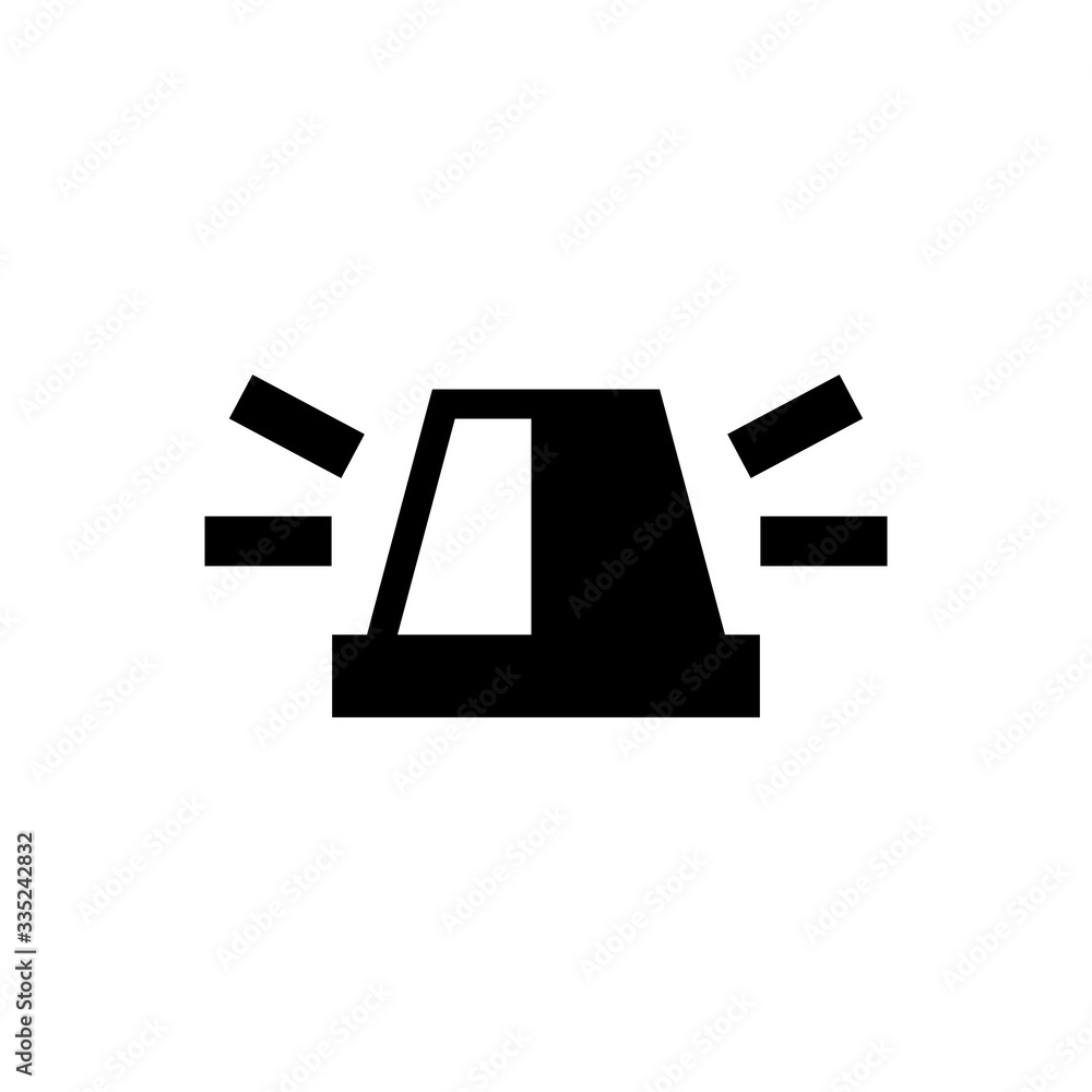 Sirena outline icon. Symbol, logo illustration for mobile concept and web design. Sirena outline icon. Symbol, logo illustration for mobile concept and web design.