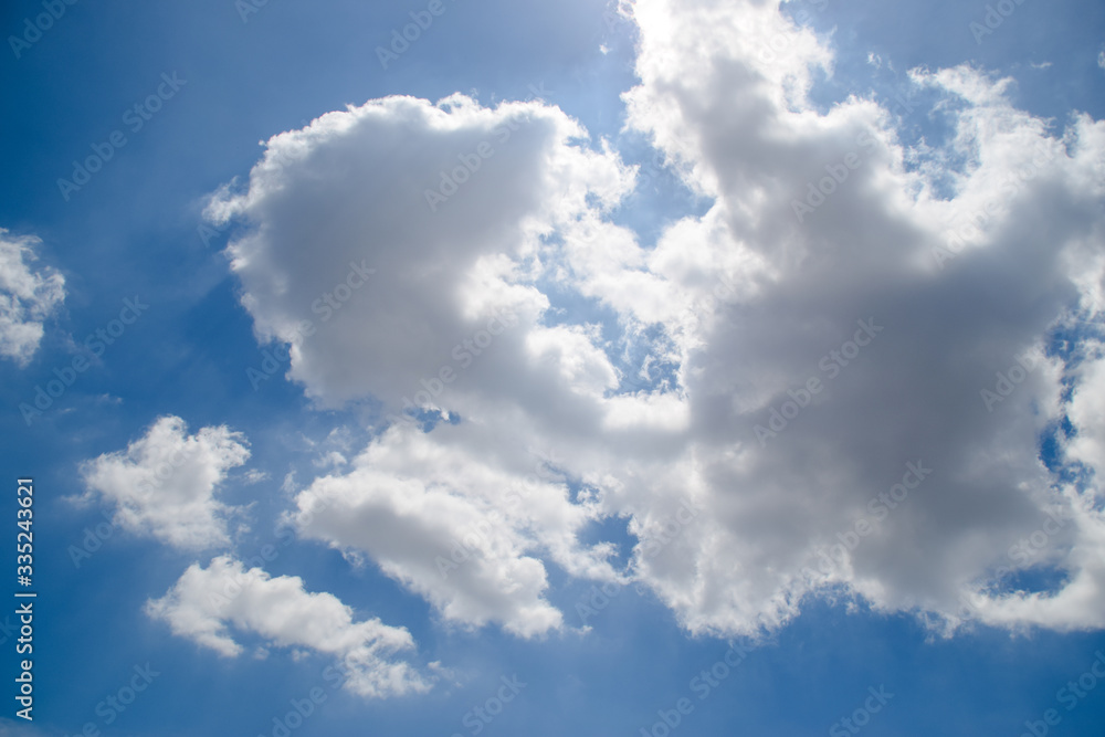 Obraz premium Abstract cloud on the sky using for background