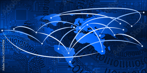 Réseaux Sociaux et Technologie Bleu