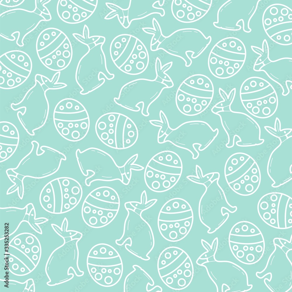 Easter bunny pattern design with eggs. covid-19 bunny. #stayhome. stay home at easter. coronavirus easter Easter bunny pattern design with eggs. covid-19 bunny. #stayhome. stay home at easter. coronavirus easter