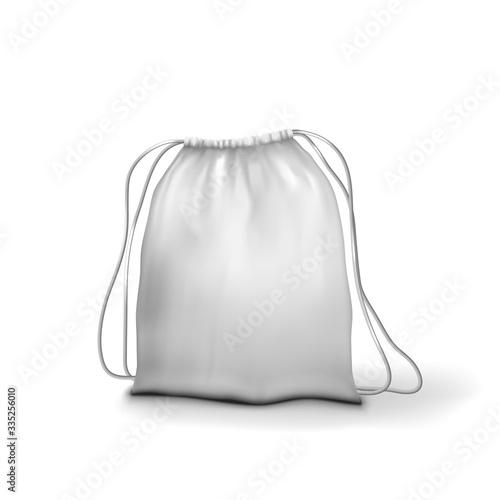 3D White Clear Full Sport Backpack Bag