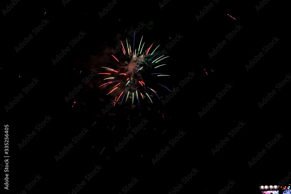 fireworks in the night sky fireworks in the night sky