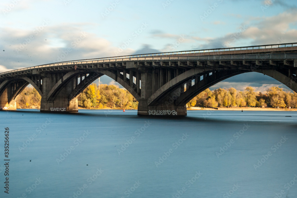 Fototapeta premium old bridge over the river