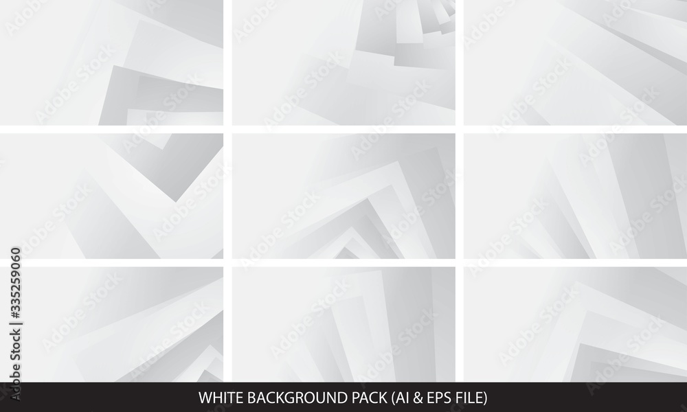 Fototapeta premium White Background Abstract Geometric Vector Illustration. You can use this white background template for website user interface.
