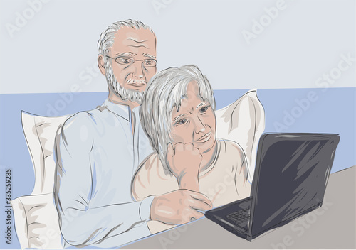 couple at computer