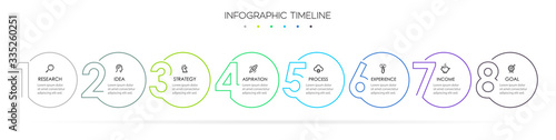 Vector infographic template