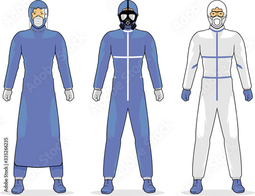 Personal Protective Equipment Set, Front View