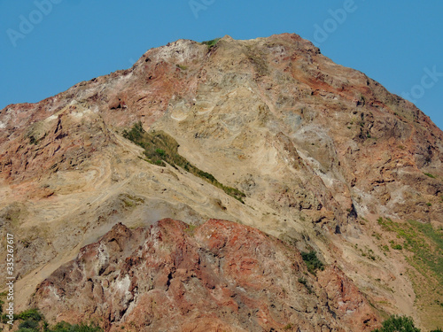 Volcano, Shōwa-shinzan(Shōwa new mountain), Rough Scenery (Sobetsu, Iburi, Hokkaido, Japan) photo