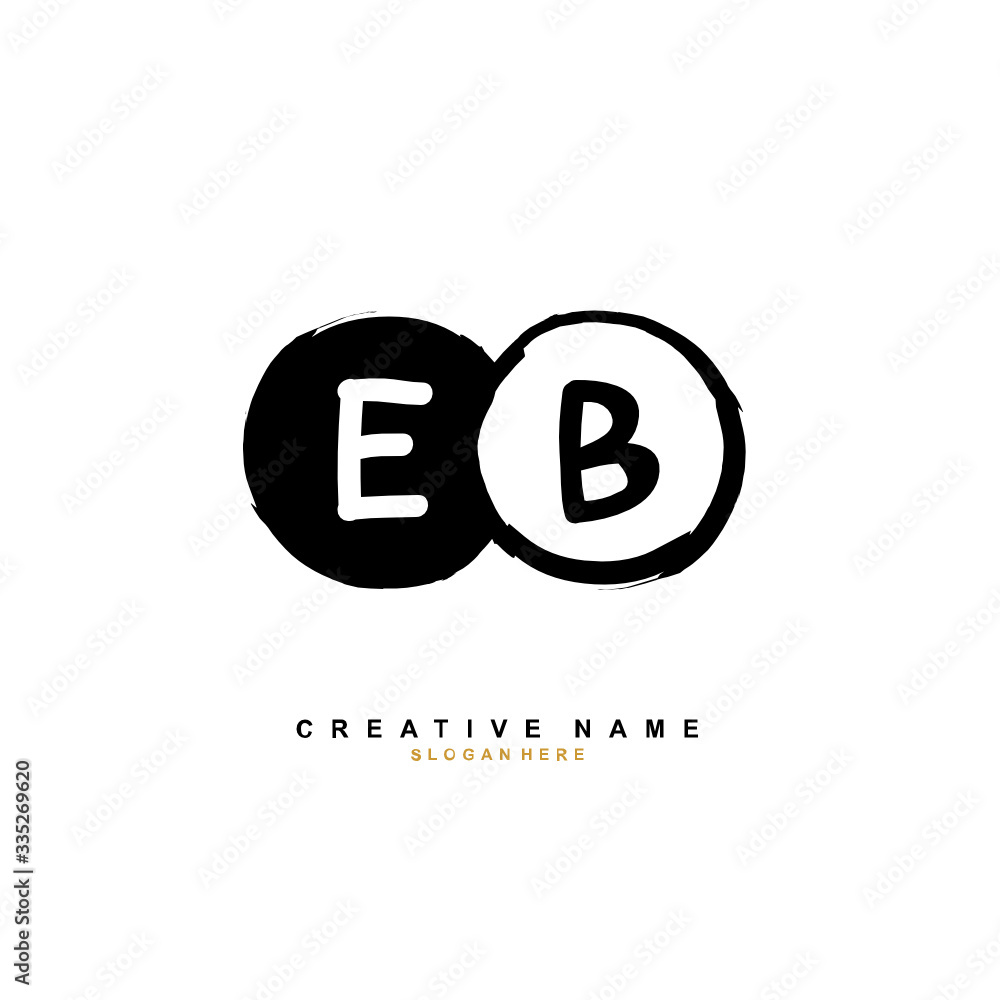 E B EB Initial logo template vector. Letter logo concept E B EB Initial logo template vector. Letter logo concept
