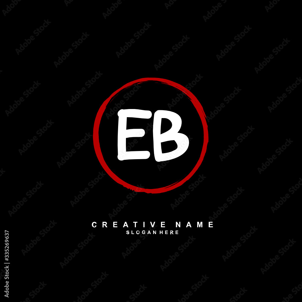 E B EB Initial logo template vector. Letter logo concept E B EB Initial logo template vector. Letter logo concept
