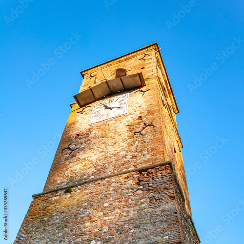 Anghiari, village in Tuscany, Italy. Famous for the 