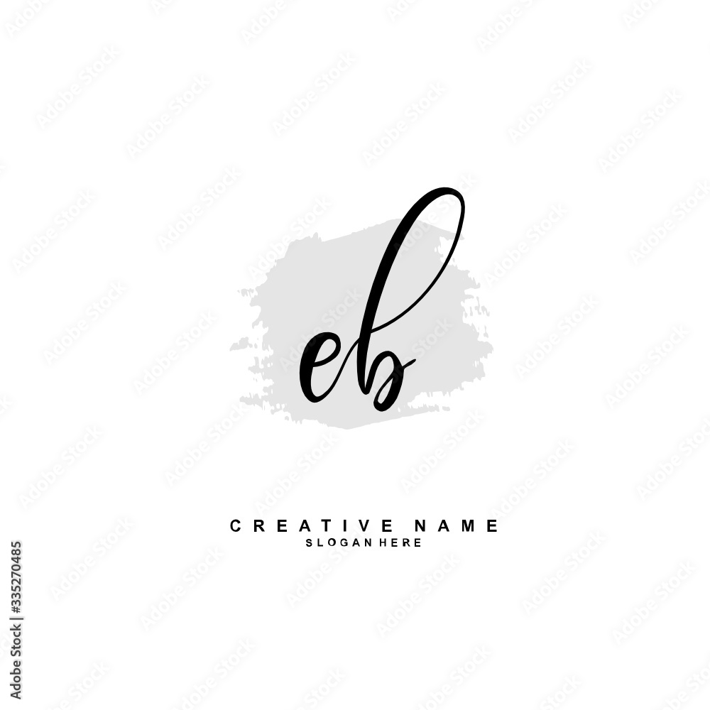E B EB Initial logo template vector. Letter logo concept E B EB Initial logo template vector. Letter logo concept