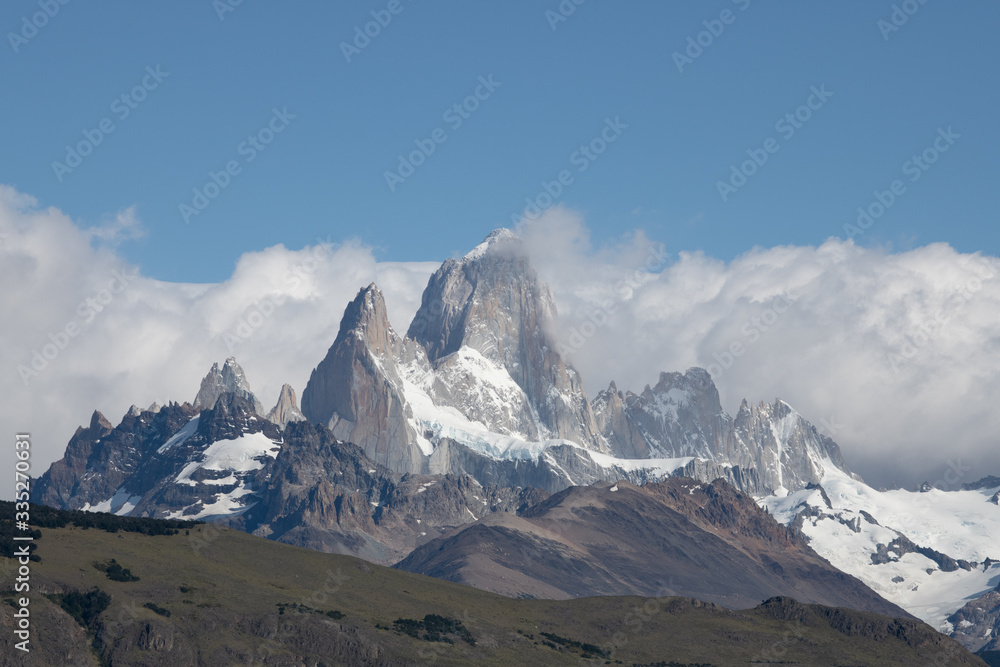 Torres del Paine, National Park - Laguna Torres, famous landmark of Patagonia, Chile