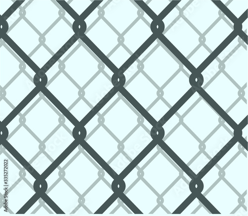chain link fence background. silhouette of metal wire mesh, pattern