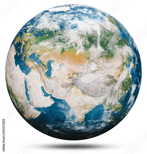 Fototapeta Naklejka Na Ścianę i Meble -  Planet Earth globe isolated