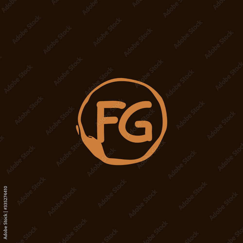 F G FG Initial logo template vector. Letter logo concept F G FG Initial logo template vector. Letter logo concept