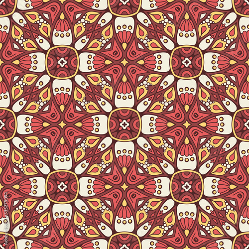 Seamless pattern. Vintage decorative elements