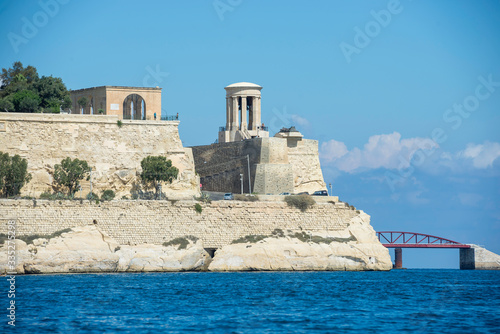 Malta / Malta 09/30/2015.Siege Bell War Memorial, Valletta, Malta photo