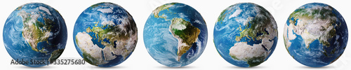 Fototapeta Naklejka Na Ścianę i Meble -  Planet Earth countries map set